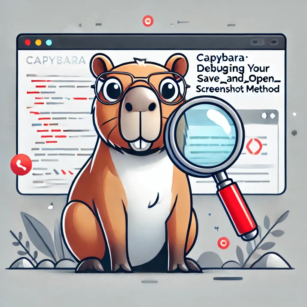 Capybara: Debugging Your Specs with save_and_open_screenshot Method