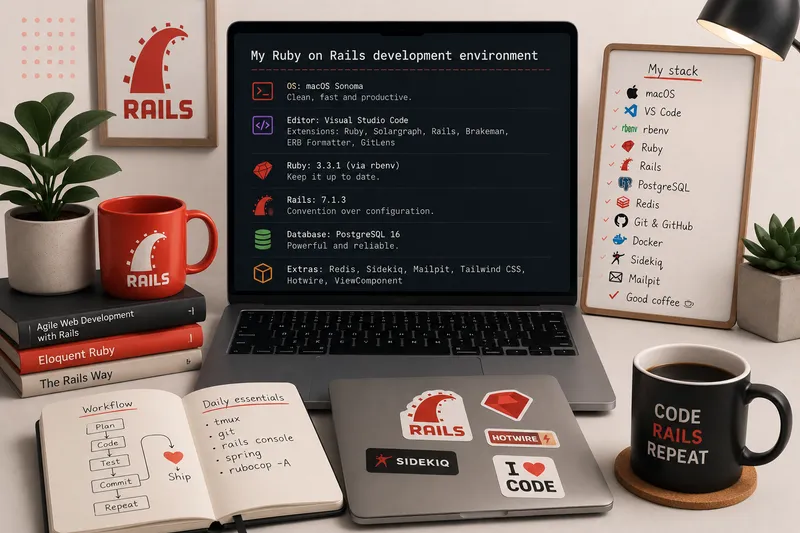 My Ruby on Rails development environment
